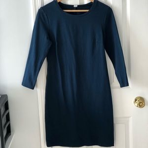 Dark blue 3/4 sleeve dress